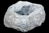 Blue Celestine (Celestite) Crystal Geode ( lbs) #74680-3